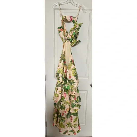 Farm Rio Sand Fruit Maxi Dress - Size L - Picture 5 of 7